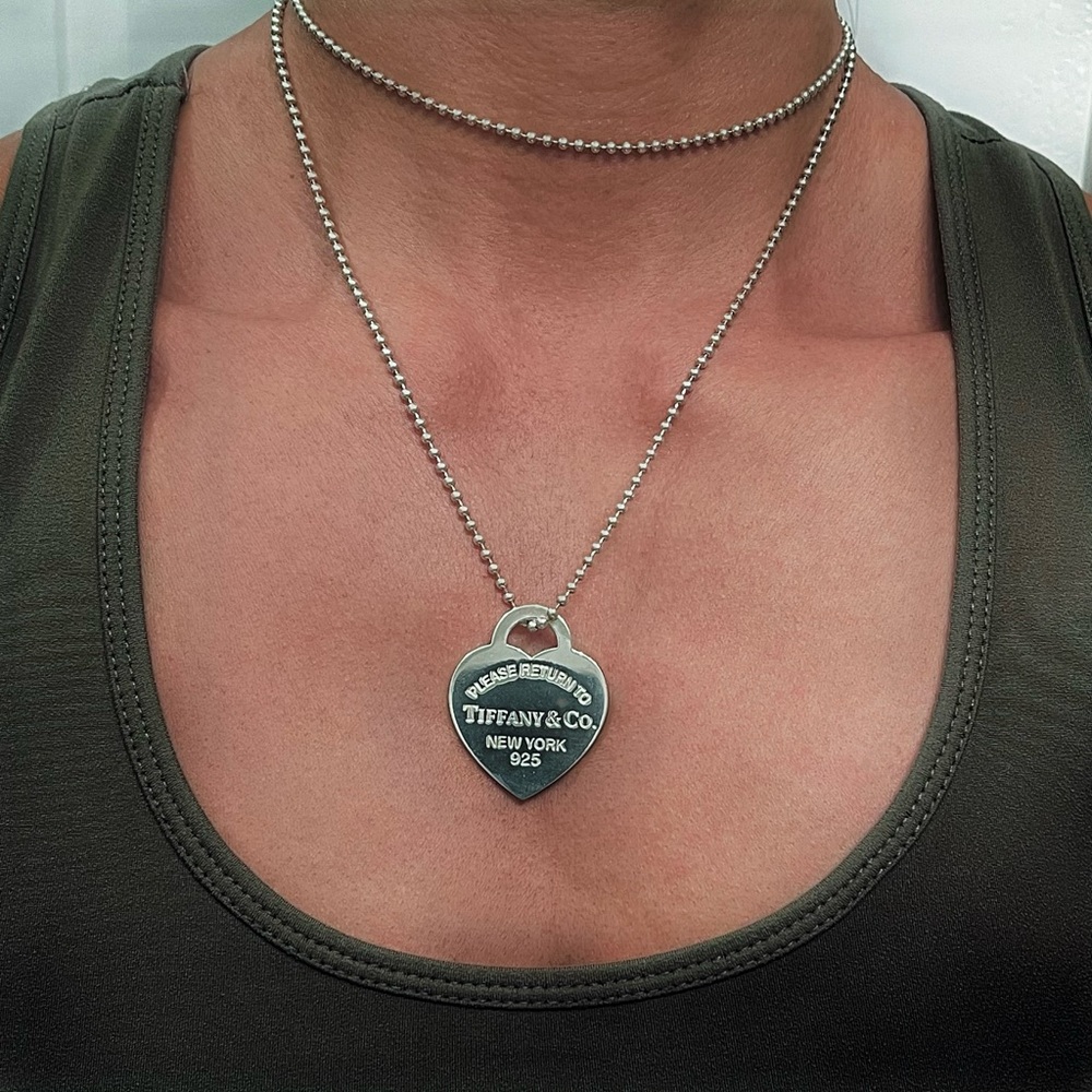 ✨✨SOLD✨✨Tiffany Silver Xtra Large Heart Tag Return to Tiffany Pendant CHARM ONLY